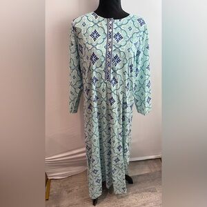 The Company Store Printed Voile Women's Caftan